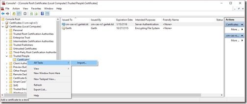 Collection Evaluation Viewer and Certificate Chain-Step 18 Collection Evaluation Viewer and Certificate Chain-Step 18