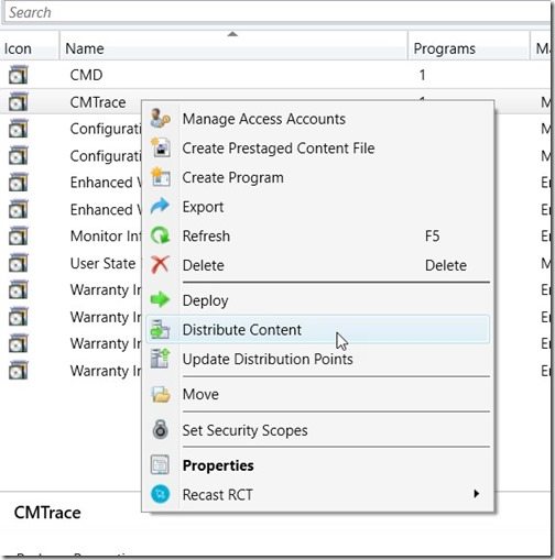 Configuration Manager Deployment Test 2-Distribute Content Configuration Manager Deployment Test 2-Distribute Content